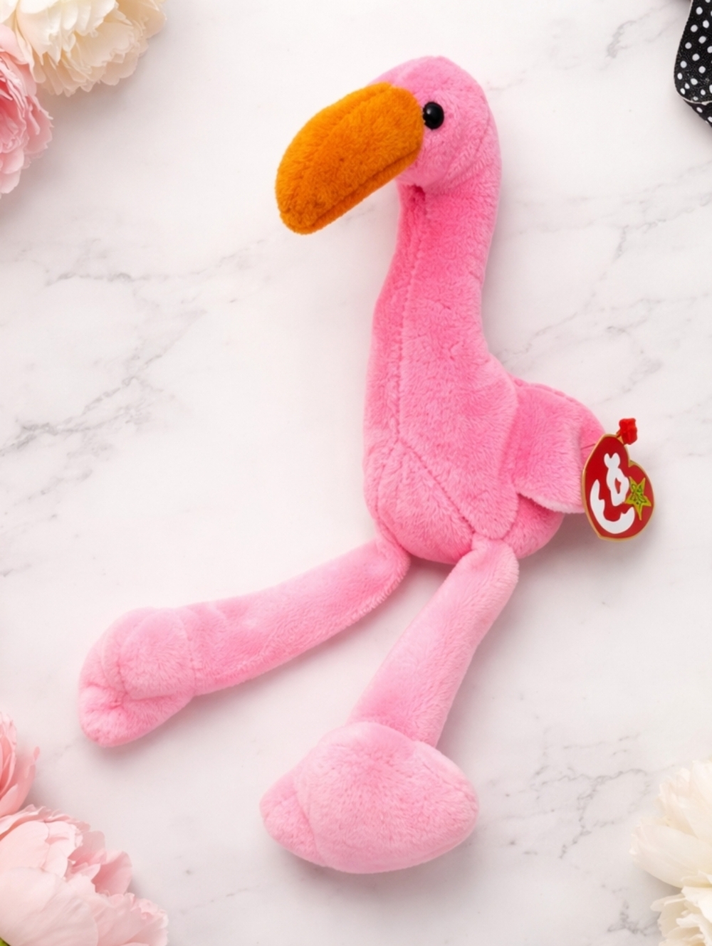 Ty Beanie Babies-1995 Original Collection "Pinky" -Vintage with Tag